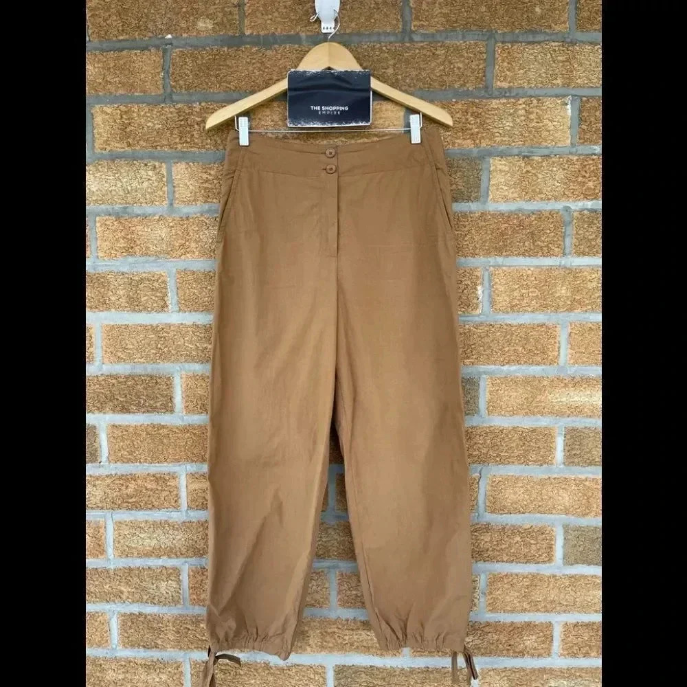 Rebecca Taylor Tan Utility Jogger Pants - Picture 3 of 13